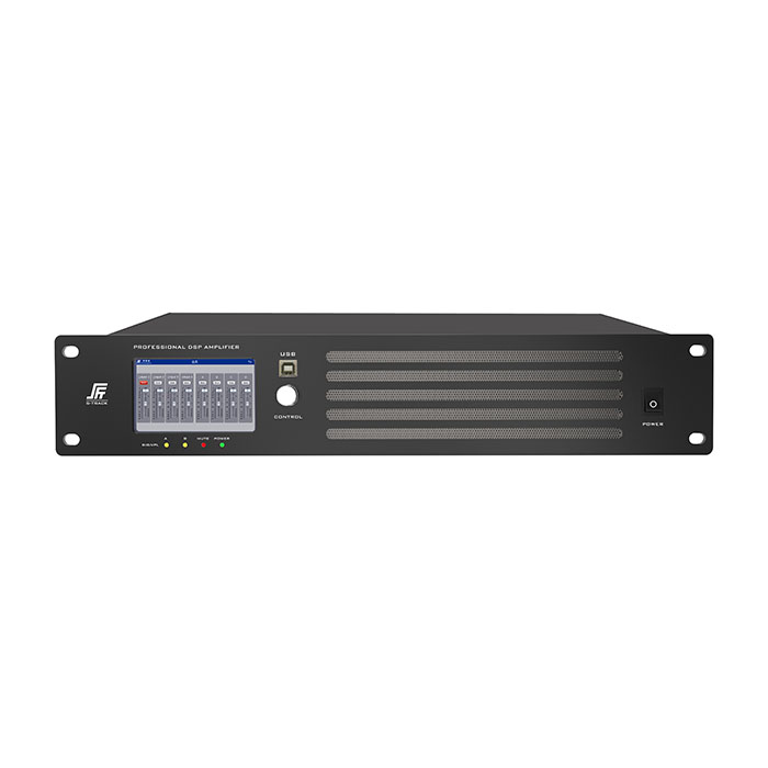 4 CH 600W Dante DSP желілік қуат күшейткіші